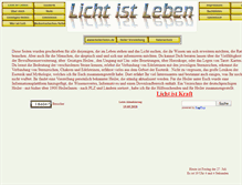 Tablet Screenshot of lichtleben.de